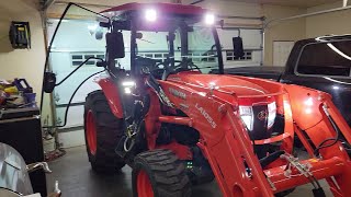 Kubota L6060 60000 LUMENS OF LIGHT [upl. by Domenech]