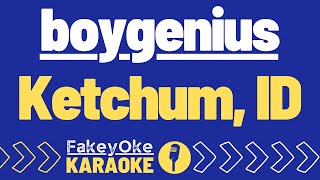 boygenius  Ketchum ID Karaoke [upl. by Suivat]