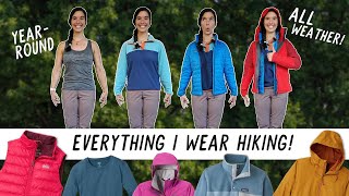 What to Wear Hiking in Any Weather  Miranda in the Wild [upl. by Llenreb702]