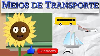 Vamos AprenderOs Meios de Transporte Aula Estudo do Meio de 1º Ciclo em Português de Portugal [upl. by Galligan47]