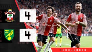 HIGHLIGHTS Southampton 44 Norwich City  Championship [upl. by Armillda]