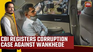 CBI Raids ExNCB Officer Sameer Wankhede Files Corruption Case  WATCH [upl. by Aihsenyt735]