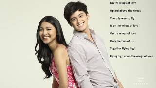 On The Wings of Love  OST with Lyrics  Soundtrack  JaDine [upl. by Eizzik133]