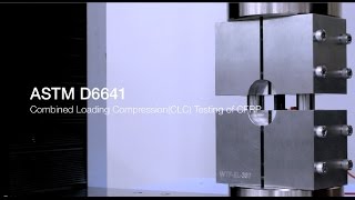 ASTM D6641 Combined Loading Compression CLC Testing of CFRP [upl. by Akehsyt]