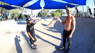 Ryan Williams vs Rollerblade Kid  The Rematch [upl. by Adia]