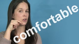 How to Pronounce COMFORTABLE  AMERICAN ENGLISH PRONUNCIATION [upl. by Kronick]