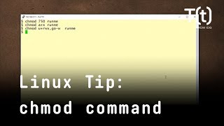 How to use the chmod command 2Minute Linux Tips [upl. by Sema251]