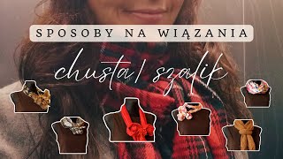 27 sposobów jak wiązać chustę  szalik [upl. by Eux486]