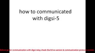 How to communicated with  DIGSI 5 [upl. by Hannahsohs]