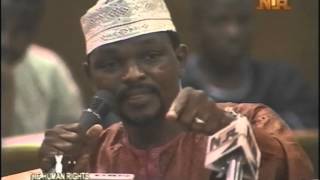 Major Al  Mustapha Slams a Strike Force Soldier  Oputa Panel [upl. by Yeloc177]