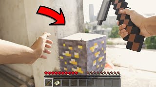 MINECRAFT IN REAL LIFE [upl. by Ahsinauj378]