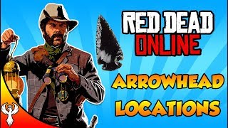 Red Dead Online  ALL Arrowhead Locations for Cycles 13 Collector [upl. by Anibla570]