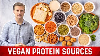 Top Vegan Protein Sources PlantBased – Dr Berg [upl. by Arhat946]