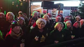 WHAT CHRISTMAS MEANS TO ME Rock Choir at Birkdale Lights Switch On 1st December 2024 [upl. by Aliza933]