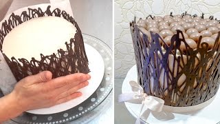 How To Make Chocolate WRAP Cage  CHOCOLATE HACKS by Cakes StepbyStep [upl. by Yorgen]