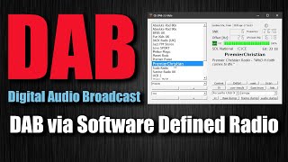 DAB Radio Decoder For SDR RTLSDR  HACKRF  AIRSPY [upl. by Eugor80]