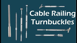 Cable Railing Turnbuckles [upl. by Aneahs]