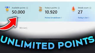 UNLIMTED POINTS METHOD Microsoft Rewards [upl. by Katerina]