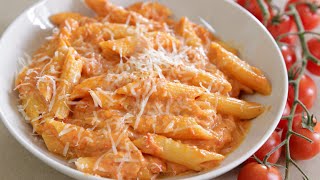 Rose Pasta Recipe  Pink Sauce Pasta  Creamy Tomato Pasta [upl. by Enelra]