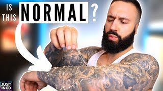 How to TREAT A PEELING TATTOO  Tips Tricks amp Healing Experience [upl. by Ryle]