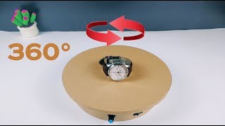 How to make a rotating display stand especially simple DIY [upl. by Goran]