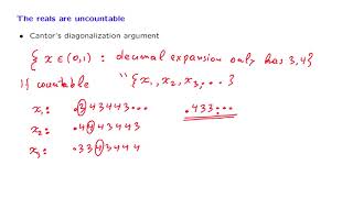 S019 Proof That a Set of Real Numbers is Uncountable [upl. by Abram705]