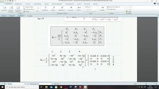 Análisis Estructural en Mathcad  Método Matricial [upl. by Llednov898]