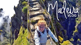 Madeira the most thrilling hike Pico do Arieiro to Pico Ruivo  Vlog 1  World Wanderista [upl. by Innig]