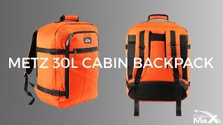 Cabin Max Metz 30 Litre Cabin Backpack [upl. by Anasxor]