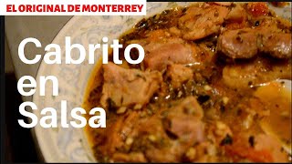 CABRITO en SALSA Receta de MONTERREY  ESTILO RANCHO [upl. by Burnaby828]