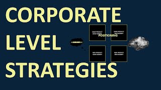 Corporate Level Strategies Explained With Examples  Strategic Management Series [upl. by Deming684]