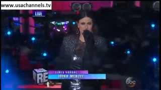 Idina Menzel  Let it Go  New Years Rockin Eve 2015 [upl. by Yra]