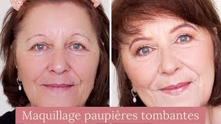 Maquillage pour paupieres tombantes [upl. by Annais]