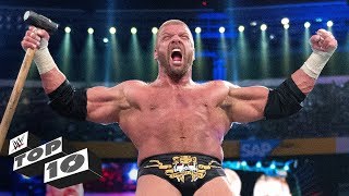 Triple H goes No Holds Barred WWE Top 10 April 1 2019 [upl. by Eveineg]