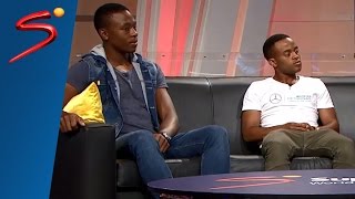 Kagiso Rabada and Temba Bavuma on TNL [upl. by Aleyak]