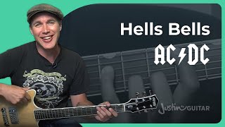 Hells Bells Guitar Lesson  ACDC [upl. by Notserk]