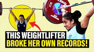 This Weightlifter broke THREE records [upl. by Levan]