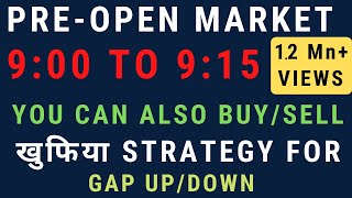 What is Pre Opening Session in Stock Market  How to trade in Pre Open Market [upl. by Anikes422]