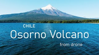 Osorno VOLCANO one of most ACTIVE in CHILE by drone  2020 [upl. by Ariait616]