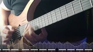 Altitudes  Jason Becker  Sweep Arpeggio SCREEN TABS [upl. by Phonsa]