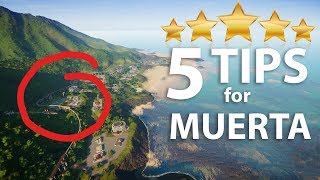 5 TIPS for building on MUERTA  Jurassic World Evolution sandbox [upl. by Kiker385]