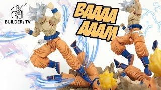 Dragon Ball Super Stop Motion  Figurerise Standard Son Goku Ultra Instinct Speed Build Review [upl. by Gilroy]