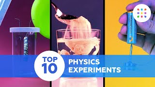 TOP 10 physics experiments to do at home [upl. by Drucilla737]