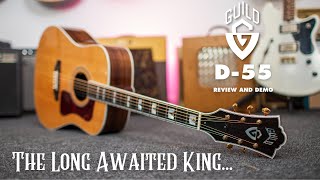 Why the GuildGuitarsUSA D55 is the long awaited king of Dreadnoughtsa 3 Question Gear Review [upl. by Enaej]