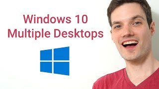 How to use Multiple Desktops on Windows 10 [upl. by Llezom]