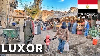 WALK TOUR IN LUXOR  EGYPT [upl. by Loralyn]