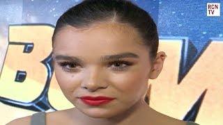 Hailee Steinfeld Interview Bumblebee Premiere [upl. by Airdnassac]