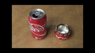 DIY Home made Alcohol stove from a single aluminum coke can [upl. by Ahsinej]