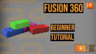 Fusion 360 Beginner Tutorial 1 [upl. by Ribal]