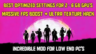 How To Run Red Dead Redemption 2 On 2GB3GB4GB GPUs At HIGH Settings  BOOST FPS  Lag Fix [upl. by Margarethe]